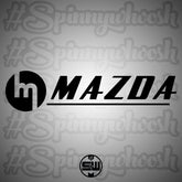 Retro Mazda Logo Decal